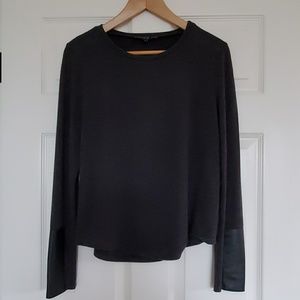 Generation Love sweater with genuine lambskin